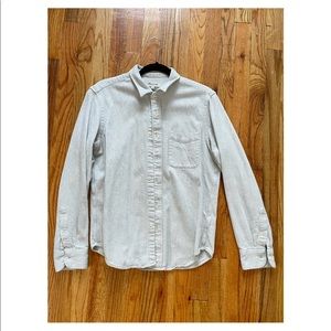 Madewell Men’s Gray Flannel Button-Down